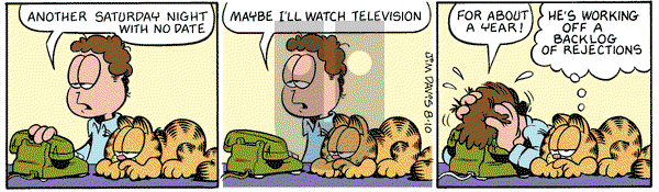 Garfield on Saturday August 10, 1996 Comic Strip