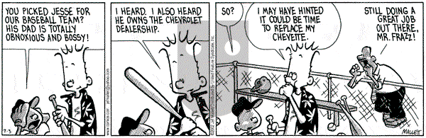 Frazz on Wednesday July 3, 2002 Comic Strip