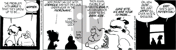 Over the Hedge on Saturday March 22, 1997 Comic Strip