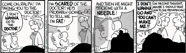 Drabble on Saturday April 26, 1997 Comic Strip