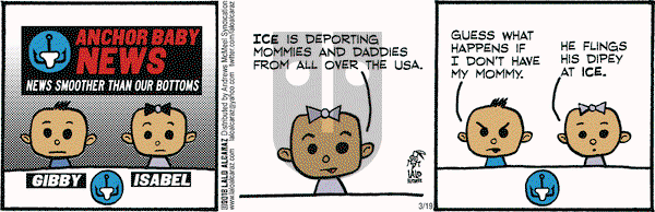 La Cucaracha on Monday March 19, 2018 Comic Strip