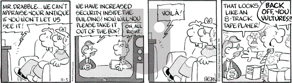Drabble on Thursday October 5, 2000 Comic Strip