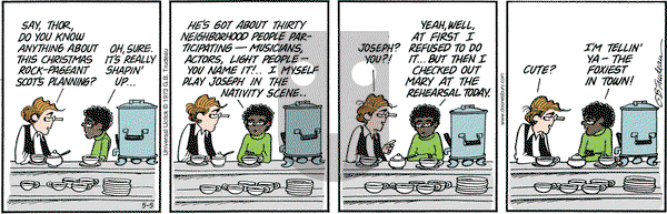 Doonesbury on Monday May 5, 2014 Comic Strip