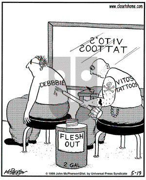 Close to Home on Wednesday May 19, 1999 Comic Strip