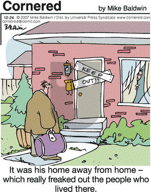 Cornered on Monday December 24, 2007 Comic Strip