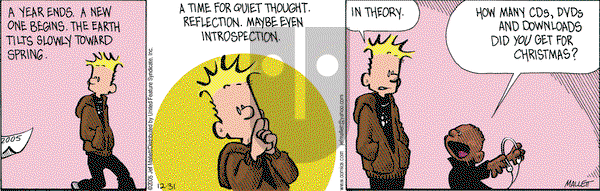 Frazz on Saturday December 31, 2005 Comic Strip