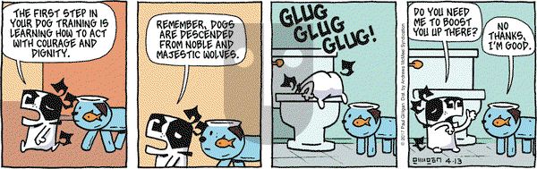 Pooch Cafe on Thursday April 13, 2017 Comic Strip