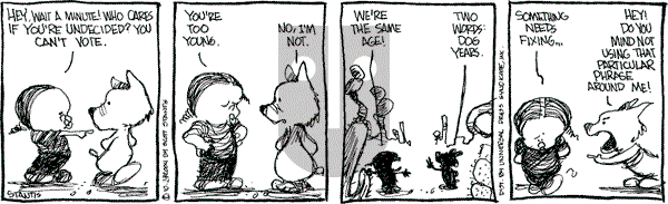 Prickly City on Wednesday October 27, 2004 Comic Strip