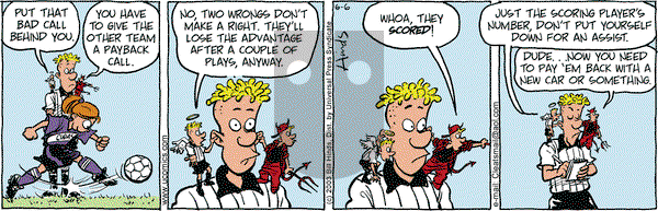 Cleats on Friday June 6, 2003 Comic Strip