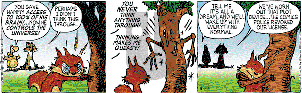 Over the Hedge on Friday August 22, 2014 Comic Strip
