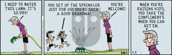 Grand Avenue on Saturday July 11, 2020 Comic Strip