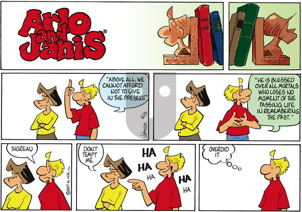 Arlo and Janis on Sunday April 15, 2007 Comic Strip