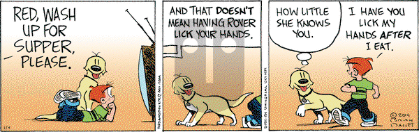 Red and Rover on Tuesday March 4, 2014 Comic Strip