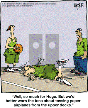 In the Bleachers on Tuesday March 5, 2013 Comic Strip