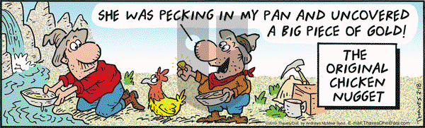 Frank and Ernest on Monday February 18, 2019 Comic Strip