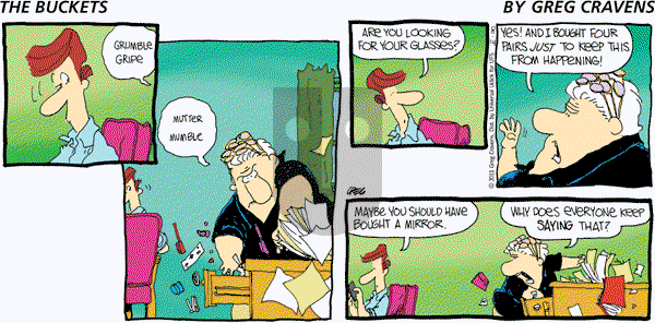 The Buckets on Sunday August 14, 2011 Comic Strip
