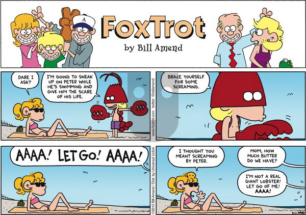 FoxTrot on Sunday August 12, 2012 Comic Strip