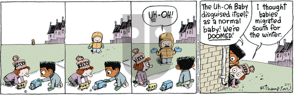 Cul de Sac on Tuesday February 11, 2014 Comic Strip