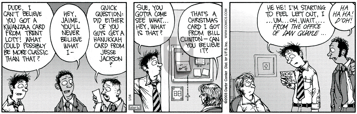 Get Fuzzy - Tuesday January 14, 2003 Comic Strip