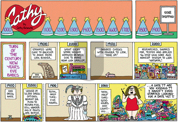 Cathy Classics - Sunday December 26, 2010 Comic Strip