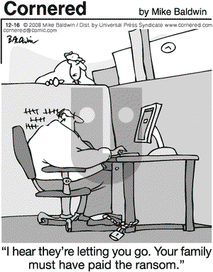 Cornered on Tuesday December 16, 2008 Comic Strip