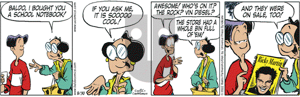 Baldo on Friday August 30, 2002 Comic Strip