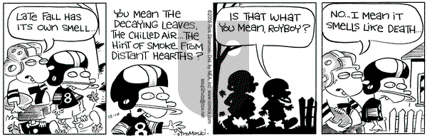 Soup to Nutz - Old on Saturday December 10, 2005 Comic Strip