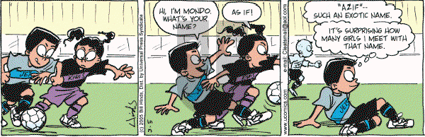 Cleats - Saturday March 8, 2014 Comic Strip