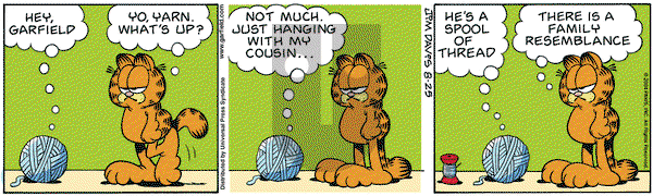 Garfield on Wednesday August 25, 2004 Comic Strip