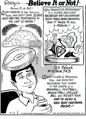 Ripley's Believe It or Not on Tuesday July 11, 2000 Comic Strip