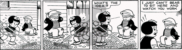 Nancy on Thursday September 29, 1949 Comic Strip