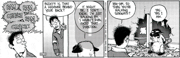 Get Fuzzy on Monday February 18, 2002 Comic Strip
