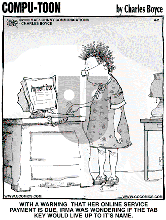 Compu-toon on Wednesday April 2, 2008 Comic Strip