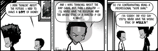 The Boondocks on Thursday January 6, 2011 Comic Strip