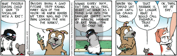 Get Fuzzy on Saturday April 12, 2025 Comic Strip