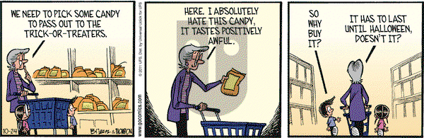 Grand Avenue on Monday October 24, 2011 Comic Strip