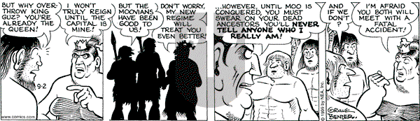 Alley Oop on Monday September 27, 1999 Comic Strip