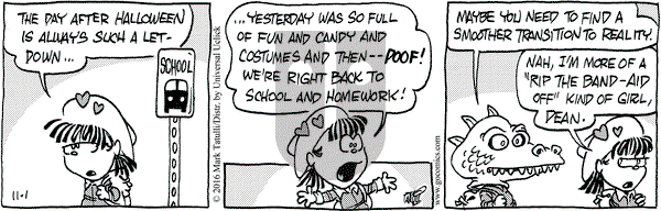 Heart of the City on Tuesday November 1, 2016 Comic Strip