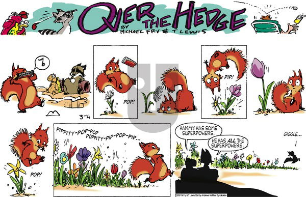 Over the Hedge on Sunday March 21, 2021 Comic Strip