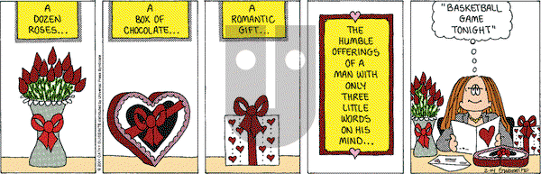 Cathy Classics on Tuesday February 14, 2012 Comic Strip