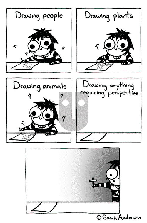 Sarah's Scribbles on Saturday January 6, 2018 Comic Strip