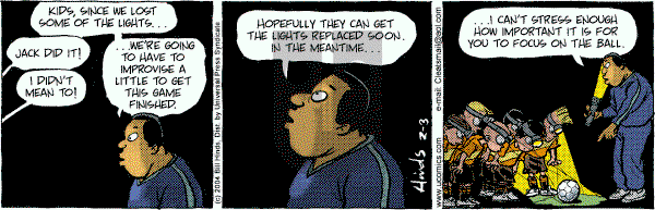 Cleats - Tuesday February 3, 2004 Comic Strip