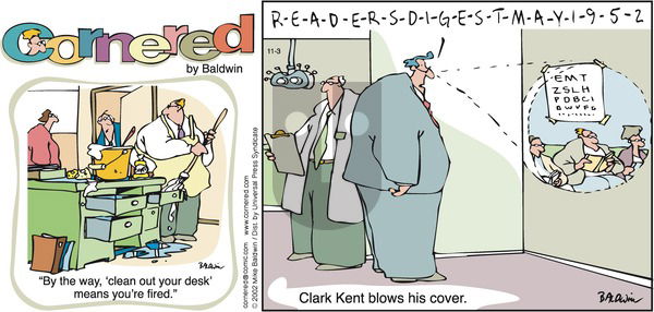 Cornered on Sunday November 3, 2002 Comic Strip