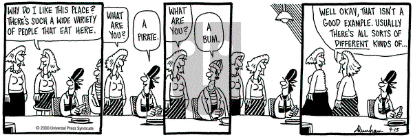 Overboard on Friday September 15, 2000 Comic Strip