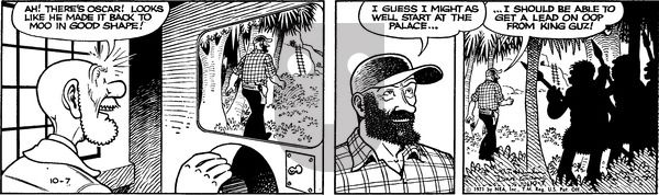 Alley Oop on Thursday October 7, 1971 Comic Strip