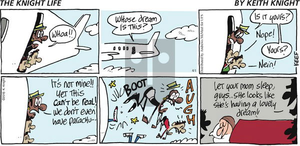 The Knight Life on Sunday April 1, 2018 Comic Strip