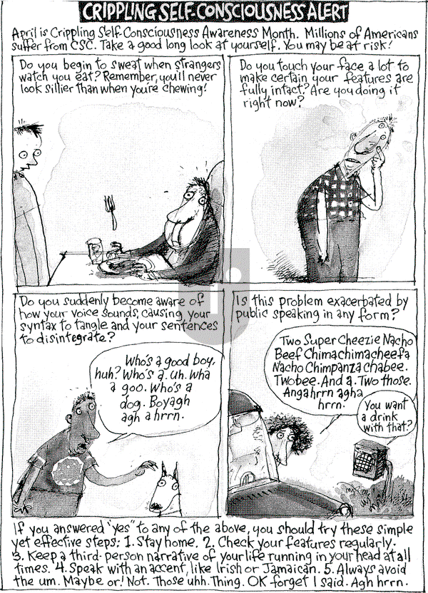 Richard's Poor Almanac on Monday April 8, 2013 Comic Strip