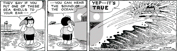 Nancy Classics on Thursday August 11, 2016 Comic Strip