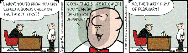 The Born Loser on Thursday February 28, 2019 Comic Strip