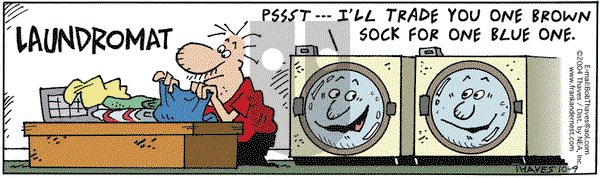 Frank and Ernest on Saturday October 9, 2004 Comic Strip